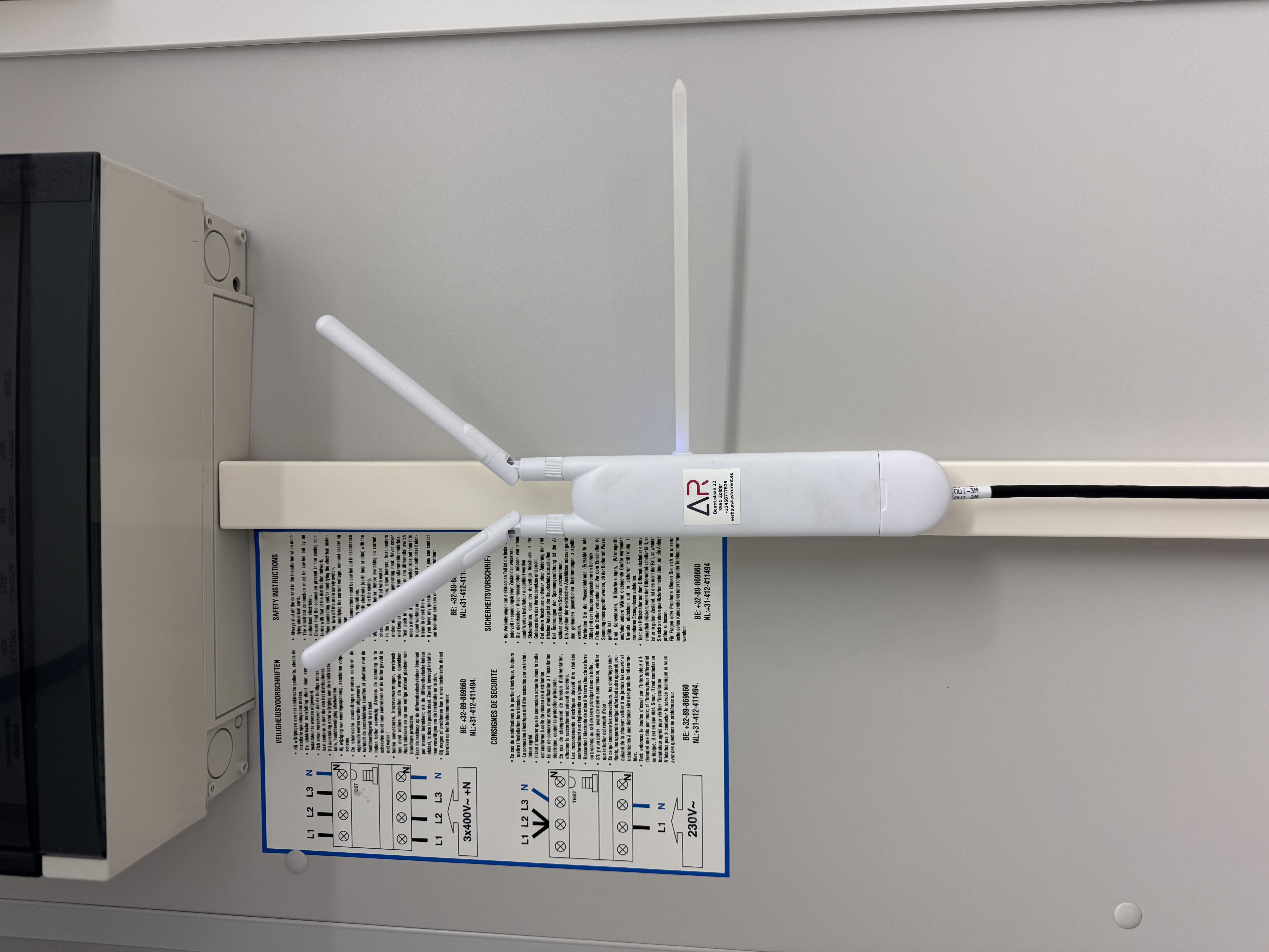 Detail externe antennes